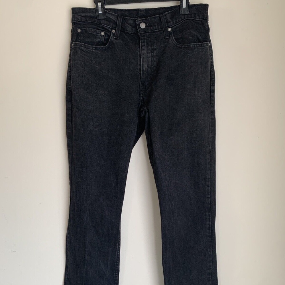 Levi Strauss & Co Black Jeans Men's Size 33 X 34 Levi's Classic Dark Denim